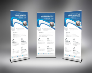 Roll-Up Displays & Schaufensterbeklebungen